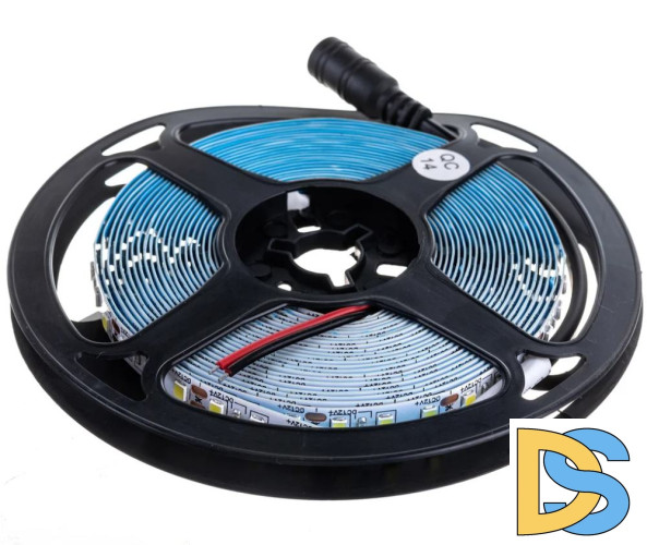 Светодиодная лента ЭРА 4,8W/m 120LED/m 2835SMD белый 5M LS2835-120LED-IP20-W-eco-5m Б0035595