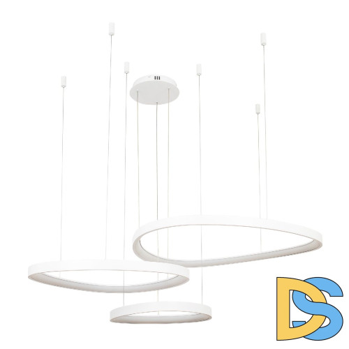 Подвесная люстра LED4U L8805-800-650-450 WH