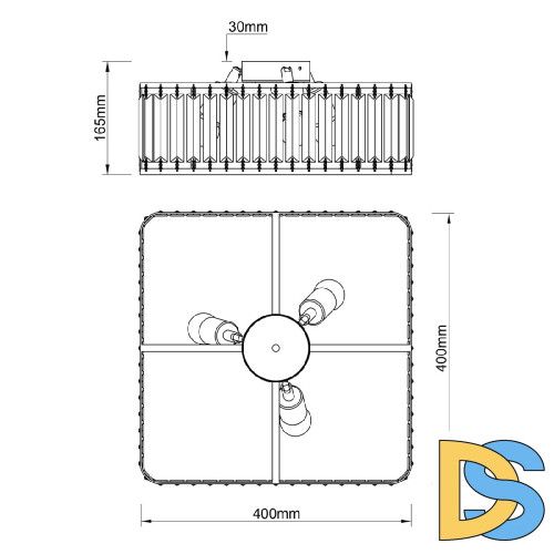 Потолочный светильник Escada Unona 2117/3