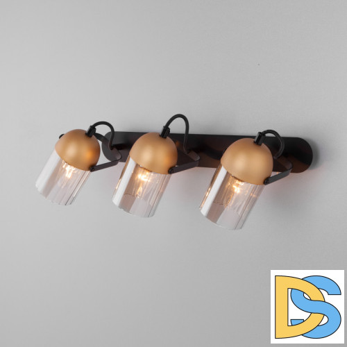 Спот Eurosvet 20122/3 черный/золото