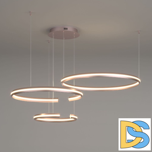 Подвесная люстра Eurosvet Gap 90180/3 сатин-никель a045427