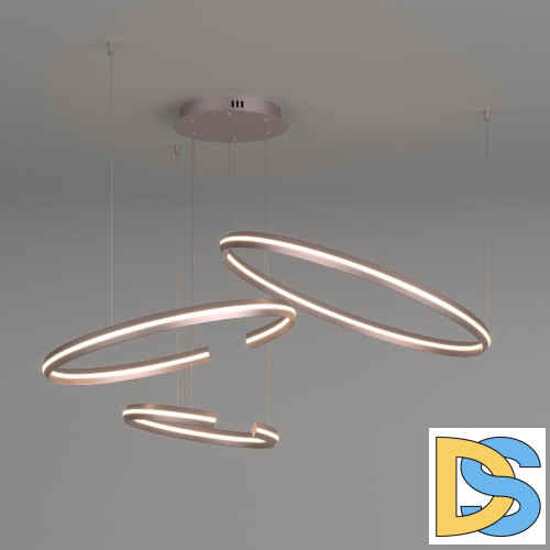 Подвесная люстра Eurosvet Gap 90180/3 сатин-никель a045427