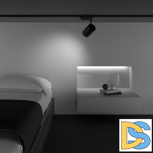 Трековый светильник Maytoni Technical Vuoro TR003-1-26W3K-W-B