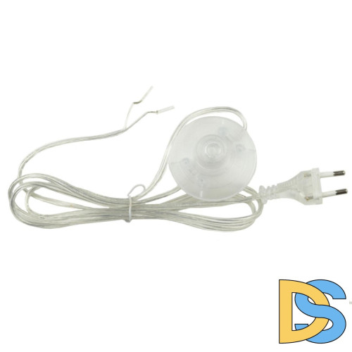 Шнур сетевой с вилкой и выключателем (UL-00004437) Uniel UCX-C21/02A-170 Clear