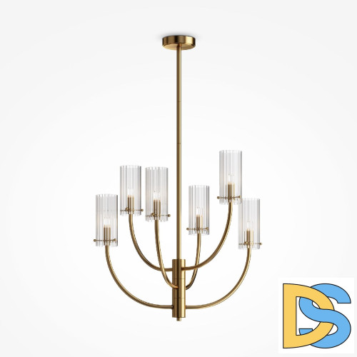 Люстра на штанге Maytoni Arco MOD223PL-06BS