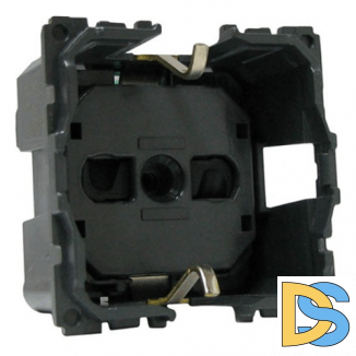 Розетка Legrand Celiane заземление, безвинтовые зажимы, 67153