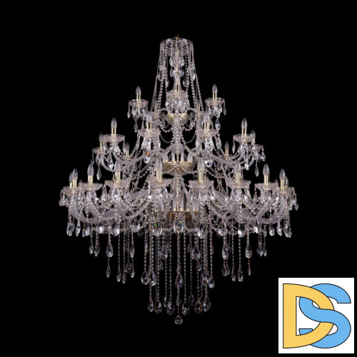 Подвесная люстра Bohemia Ivele Crystal 1415/20+10+5/530/3d G