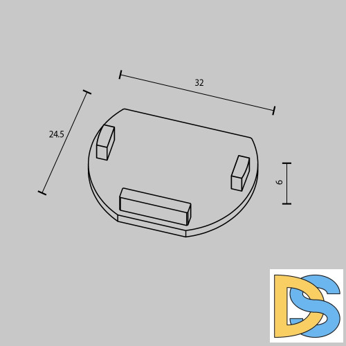 Заглушки для шинопровода Maytoni Exility TRAM034EC-R-41W
