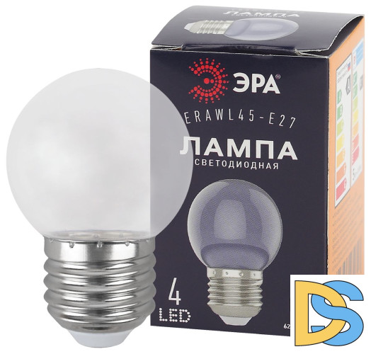 Лампа светодиодная Эра E27 1W 3000K ERAWL45-E27 Б0049572