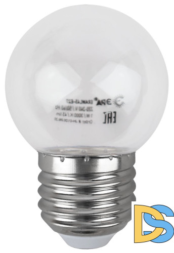 Лампа светодиодная Эра E27 1W 3000K ERAWL45-E27 Б0049572