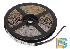 Светодиодная лента Эра 12В 5050 14,4Вт/м RGB 5м IP20 LS5050-14,4-60-12-RGB-IP20-2year-5m KU-5050AD-60D-RGB Б0044122