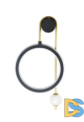 Бра Crystal lux CORIDA AP25W LED BLACK/GOLD