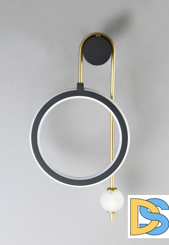 Бра Crystal lux CORIDA AP25W LED BLACK/GOLD