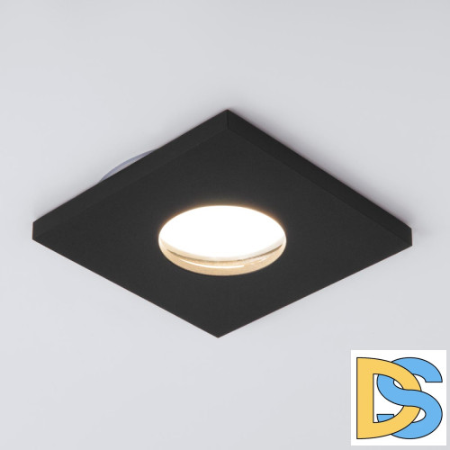 Встраиваемый светильник Elektrostandard 126 MR16 черный матовый 4690389168765