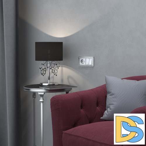 Рамка на 2 поста Werkel (матовый хром) WL07-Frame-02