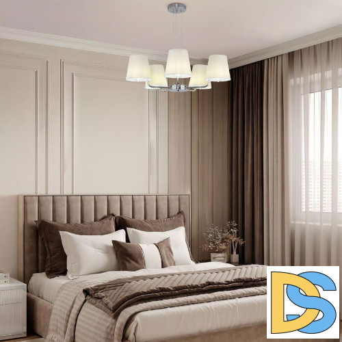 Подвесная люстра Eurosvet Amaretto 60155/5 хром a065002