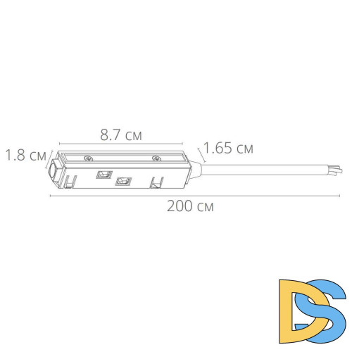 Коннектор-токоподвод Arte Lamp Linea-accessories A480233