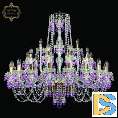 Подвесная люстра Art Classic 11.24.20+10+5.360.Gd.V7010