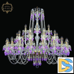 Подвесная люстра Art Classic 11.24.20+10+5.360.Gd.V7010