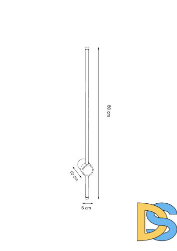 Настенный светильник Arte Lamp Atmos A5409AL-1BK