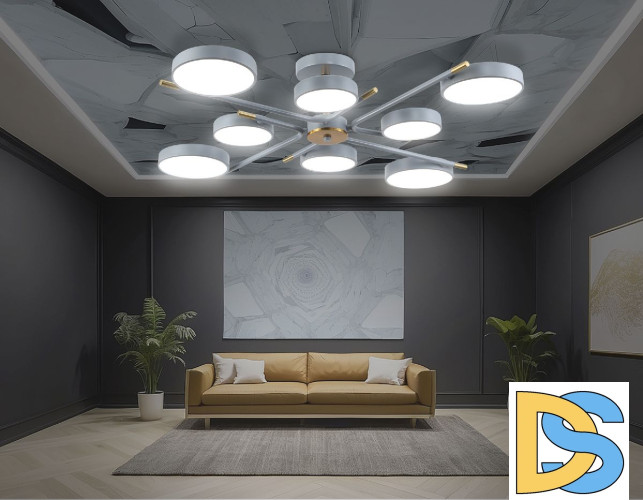 Люстра на штанге Ambrella Light Linetech Comfort FL516339