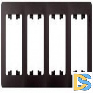 Рамка 4-ая (четверная), Графит, серия Glossa, Schneider Electric