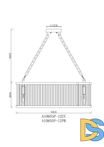 Подвесная люстра Arte Lamp Anetta A1065SP-12CC