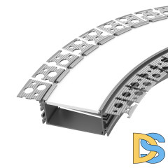 Профиль Arlight FANTOM-BENT-W49-SIDE-2000 ANOD 046423