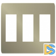 Рамка 3-ая (тройная), Бронза/Бежевый, серия Unica Studio, Schneider Electric