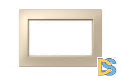 Розетка двухместная с заземлением ELBI Vega 510-012500-907