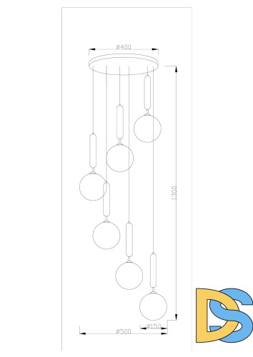 Подвесной светильник Moderli Violla V2031-1P