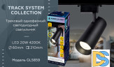 Трековый однофазный светильник Ambrella Light Track System GL5859