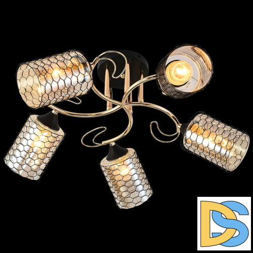 Люстра на штанге Reluce 01309-0.3-05 BK+FGD