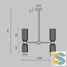 Подвесная люстра Maytoni Antic MOD302PL-10W