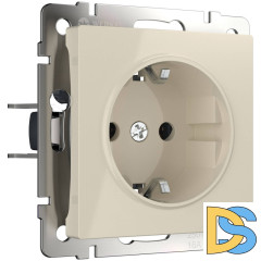Розетка с заземлением Werkel слоновая кость W1171003 4690389155741