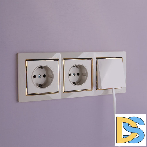 Розетка с заземлением Werkel слоновая кость W1171003 4690389155741