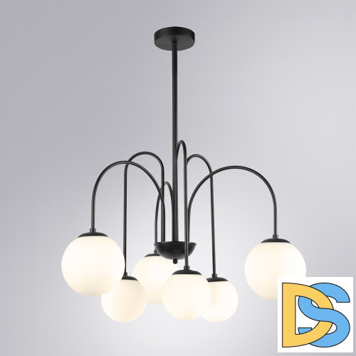 Люстра на штанге Arte Lamp Mebsuta A1675LM-6BK