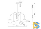 Люстра на штанге Arte Lamp Mebsuta A1675LM-6BK