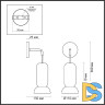 Бра Odeon Light Kerama 5054/1WC