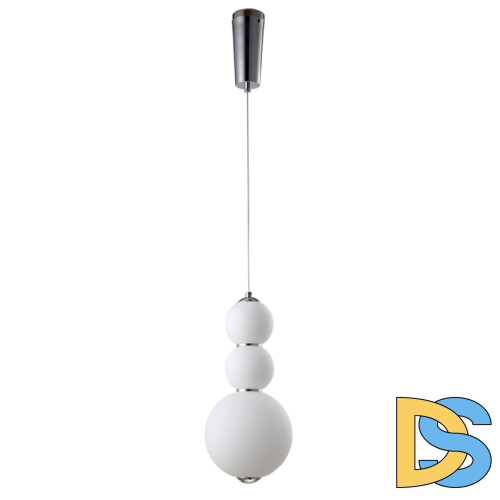 Подвесной светодиодный светильник Crystal Lux Desi SP3 Chrome/White