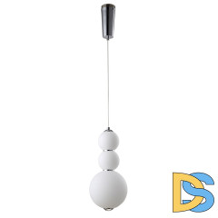 Подвесной светодиодный светильник Crystal Lux Desi SP3 Chrome/White