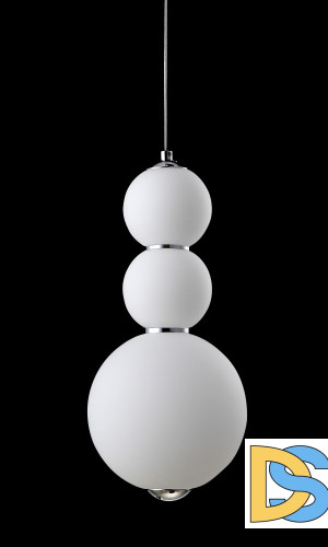 Подвесной светодиодный светильник Crystal Lux Desi SP3 Chrome/White