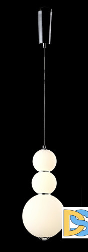 Подвесной светодиодный светильник Crystal Lux Desi SP3 Chrome/White
