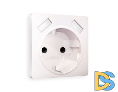 Лицевая панель для розетки с/з со шторками 2USB A+A Ambrella Volt Alfa AP2090