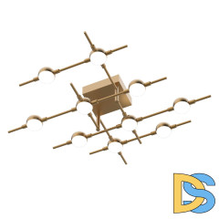 Потолочная люстра DeLight Collection Molecular MX18001067-10A gold