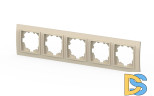 Рамка пятиместная ELBI Zena 500-010300-250