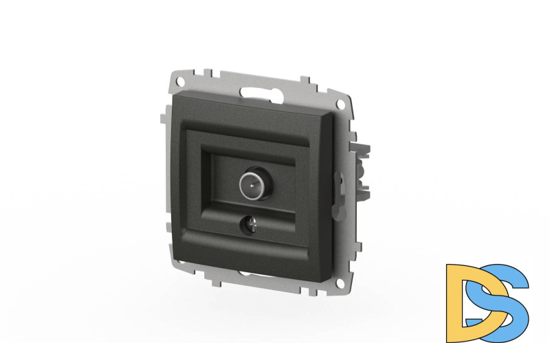 Розетка для TV с экраном (концевая) ELBI Zena Vega 609-011100-273