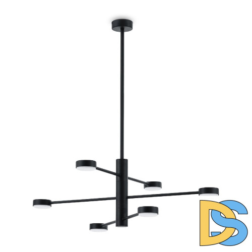 Люстра на штанге Freya Tactic FR5363CL-06B