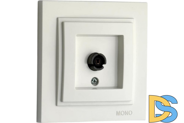 Розетка TV проходная Mono Electric Despina жемчуг 102-252505-137