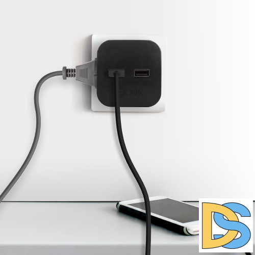 Разветвитель электрический Эра SP-2-USB-B Б0049535